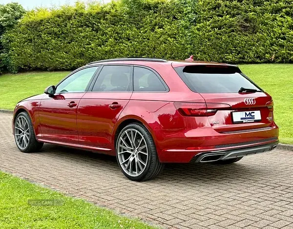 Used Audi A4 S-Line 190 HP (139 kW) 2019 Red Estate