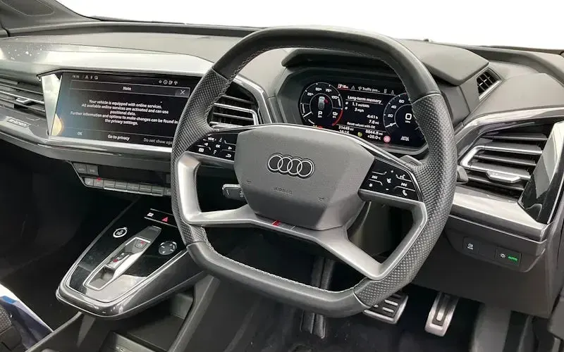 Used Audi Q4 Sportback e-tron S-Line 219 kW (299 HP) 2022 Blue SUV