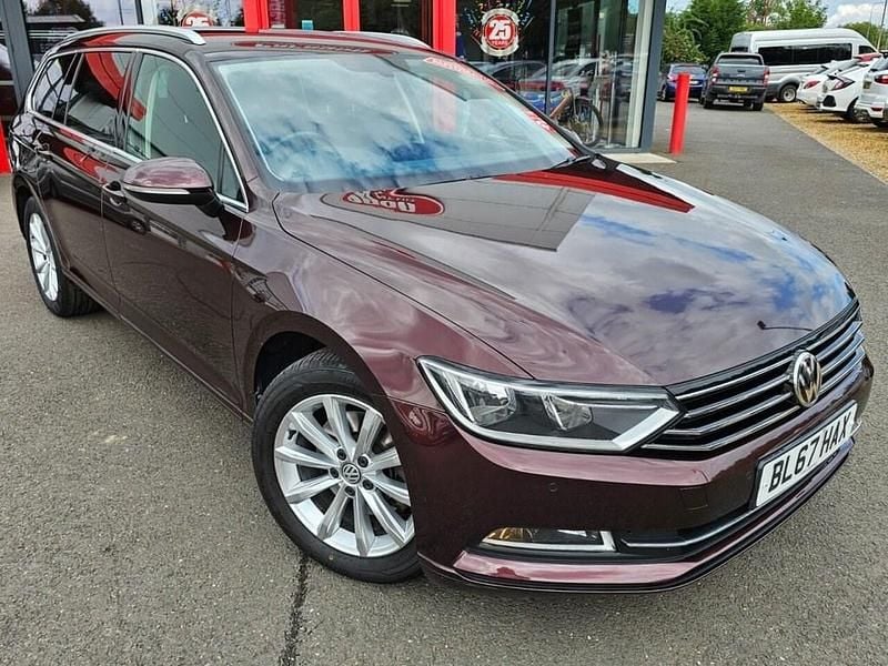Red Used 2017 VW Passat Business Estate | £9,795 (Good price) - Image 1/4