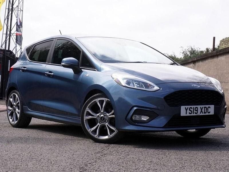 Used Ford Fiesta ST-Line 125 HP (91 kW) 2019 Blue Hatchback