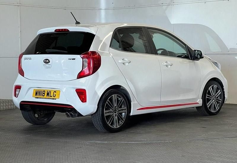 Used Kia Picanto GT-Line 66 HP (48 kW) 2018 White Hatchback