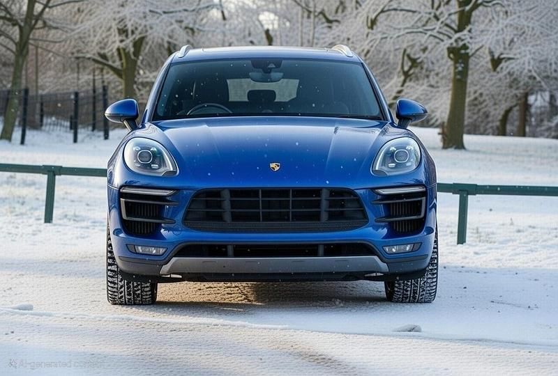 Used Porsche Macan Turbo Performance Package 2017 Blue SUV