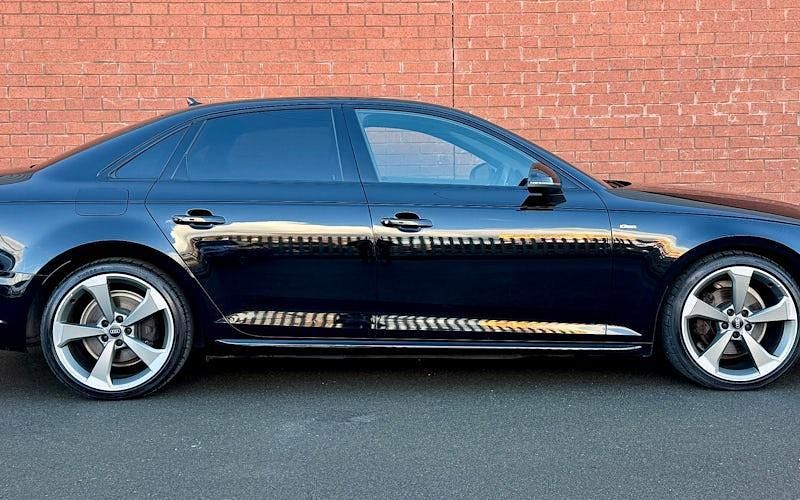 Used Audi A4 Black Edition 150 HP (110 kW) 2018 Black Sedan