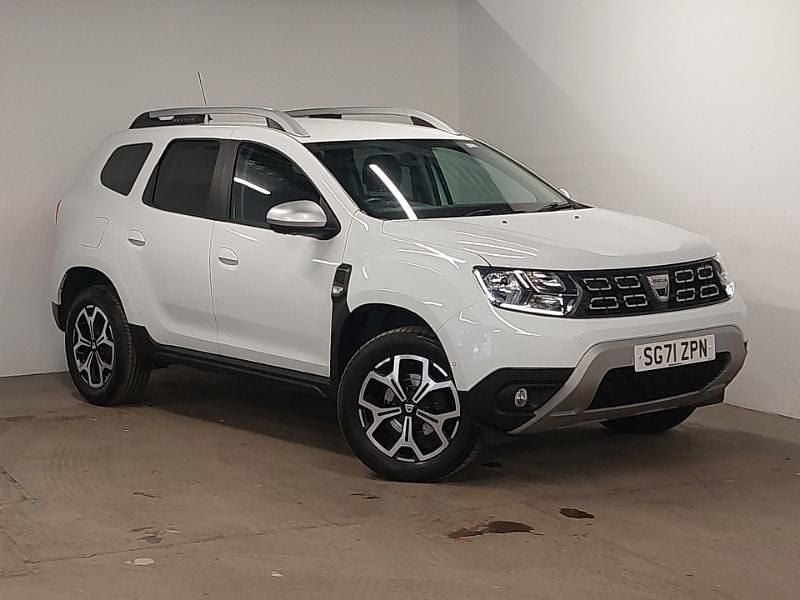 White Used 2021 Dacia Duster Prestige SUV | £13,498 (Expensive) - Image 1/4
