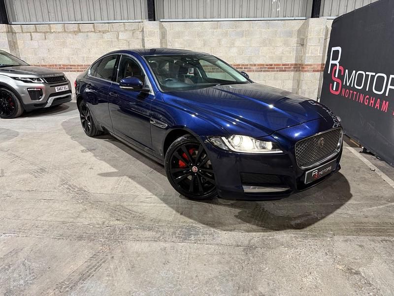 Used Jaguar XF Portfolio 2017 Blue Sedan