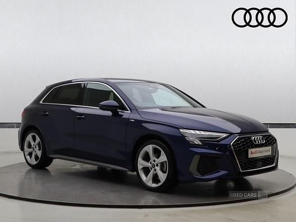 Blue Used 2024 Audi A3 S-Line Hatchback | £26,990 (Fair price) - Image 1/4