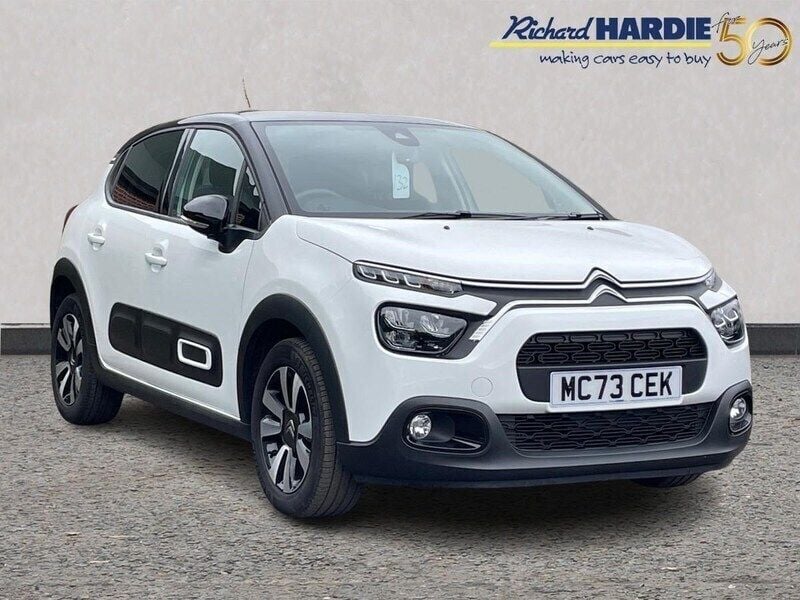 White Used 2024 Citroën C3 PureTech Hatchback | £14,499 (Fair price) - Image 1/3