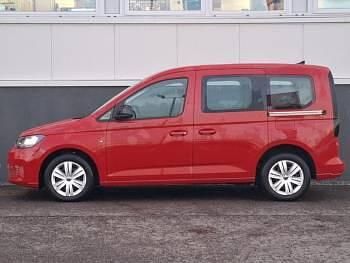 Used VW Caddy 114 HP (83 kW) 2022 Red MPV