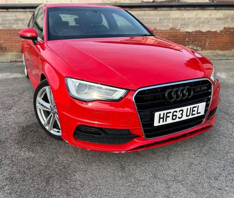Used Audi A3 S-Line 105 HP (77 kW) 2013 Red Hatchback