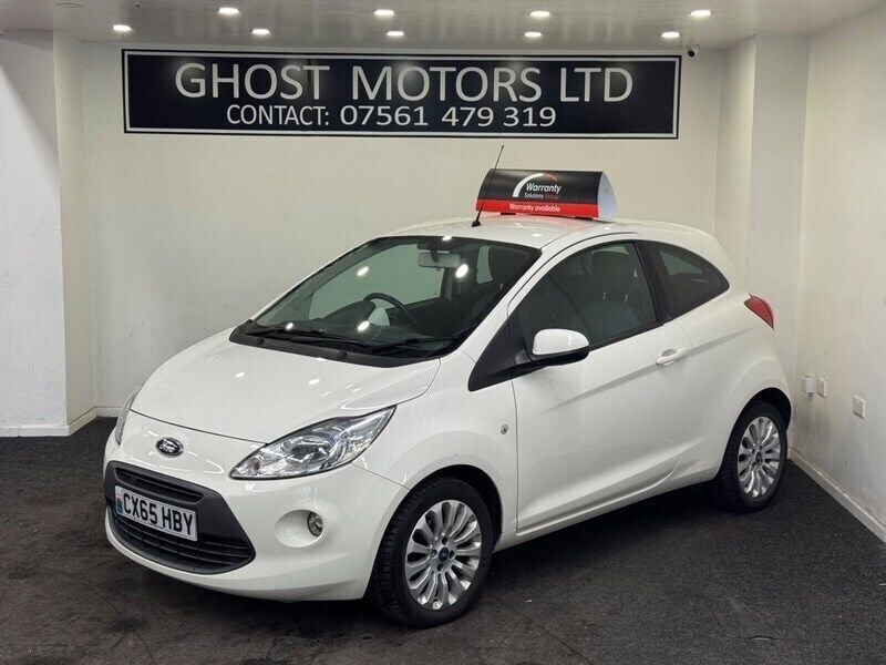 White Used 2015 Ford Ka Zetec Hatchback | £2,995 (Good price) - Image 1/2