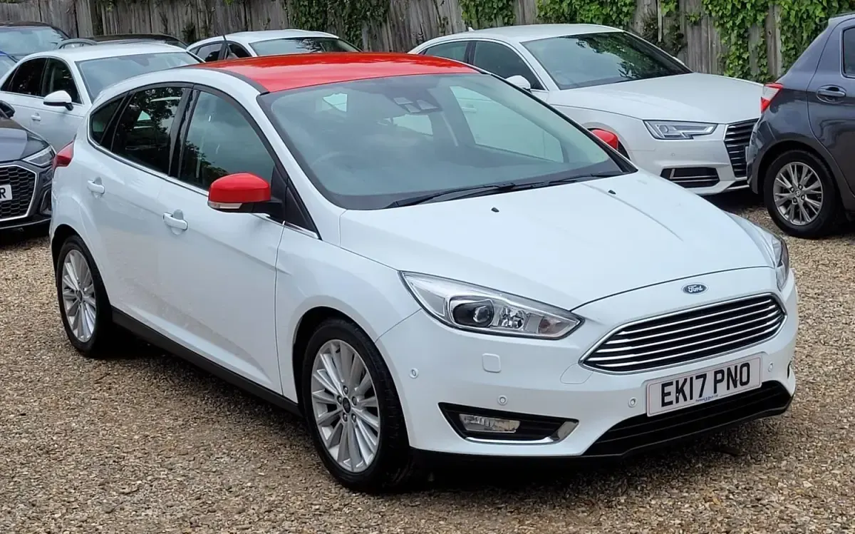 Gebraucht Ford Focus Titanium X 2017 Weiß Kleinwagen