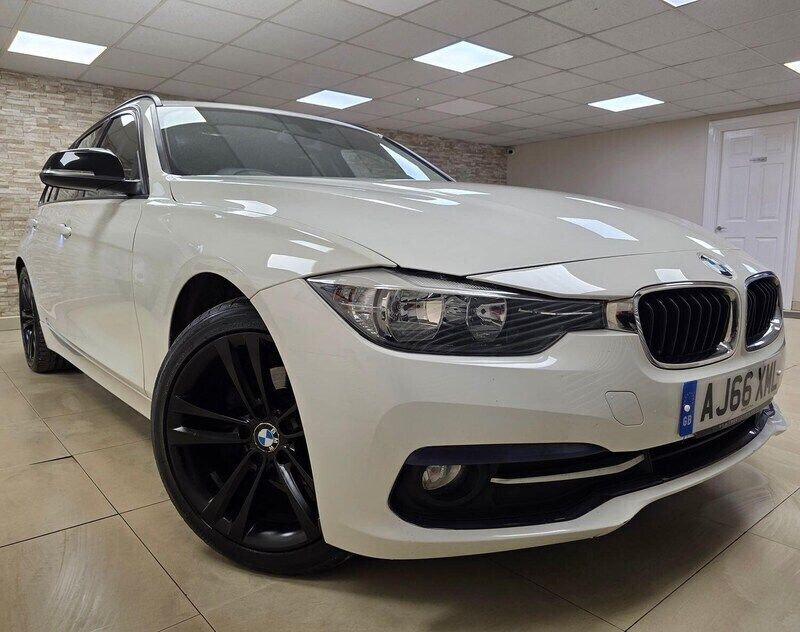 White Used 2016 BMW 318 Sport Line Estate | £6,995 (Super price) - Image 1/4
