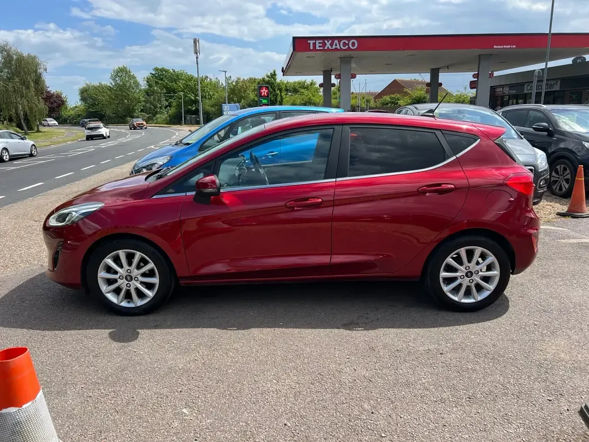 Used Ford Fiesta Titanium 2021 Red Hatchback