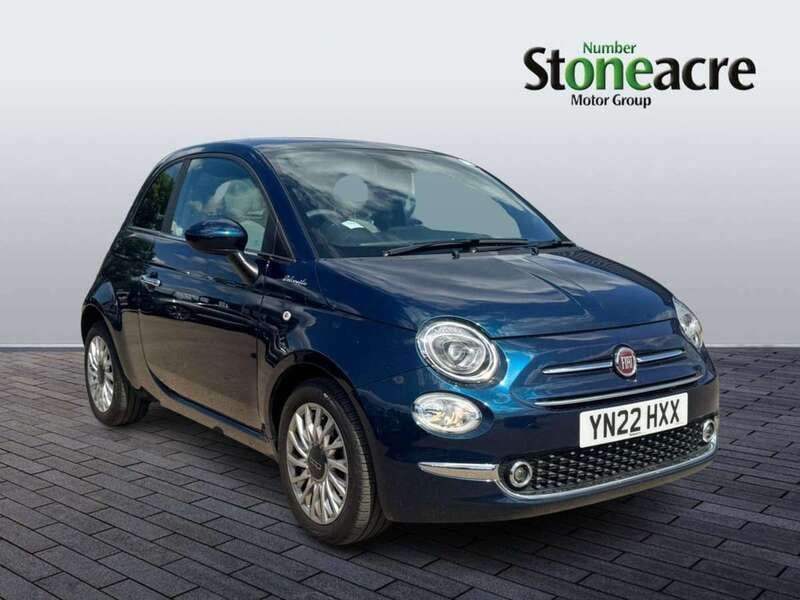 Blue Used 2022 Fiat 500 Dolcevita Hatchback | £10,995 (Fair price) - Image 1/4