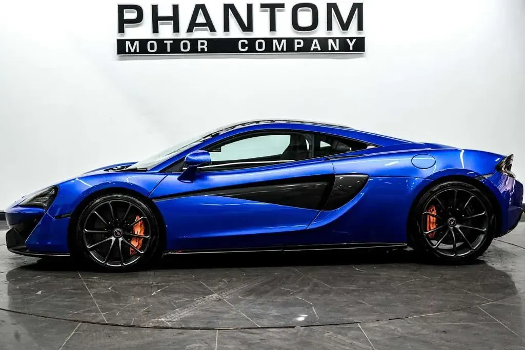 Used McLaren 570S 570 HP (419 kW) 2018 Blue Coupe