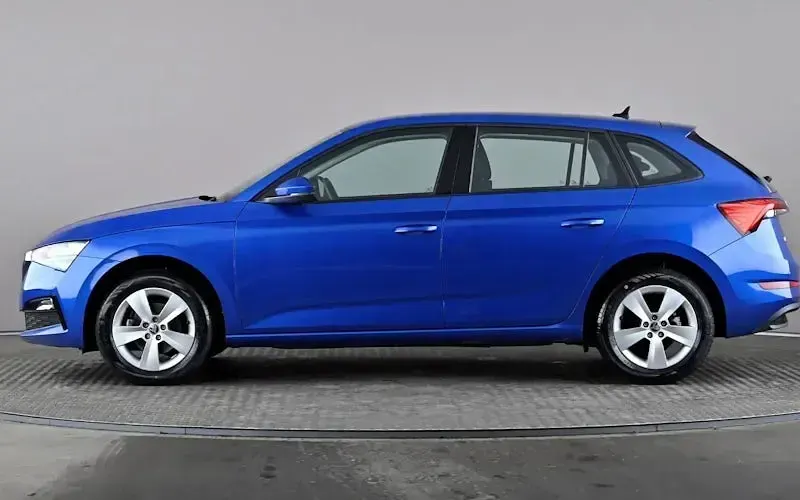 Used Skoda Scala SE 110 HP (80 kW) 2023 Blue Hatchback