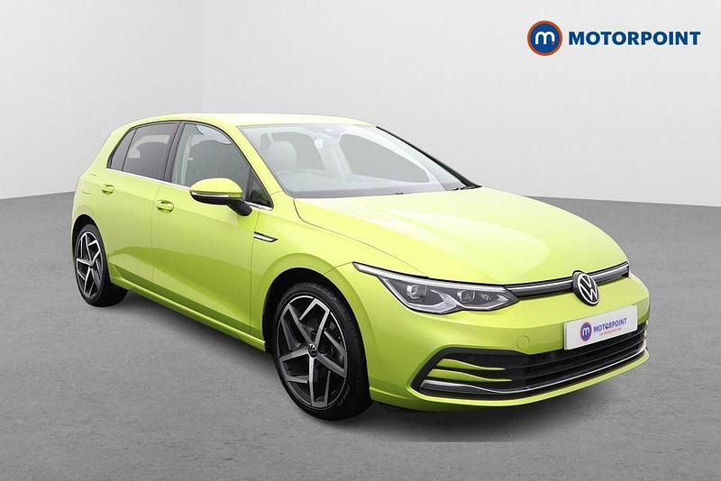 Yellow Used 2021 VW Golf VIII Style Hatchback | £17,899 (Fair price) - Image 1/4
