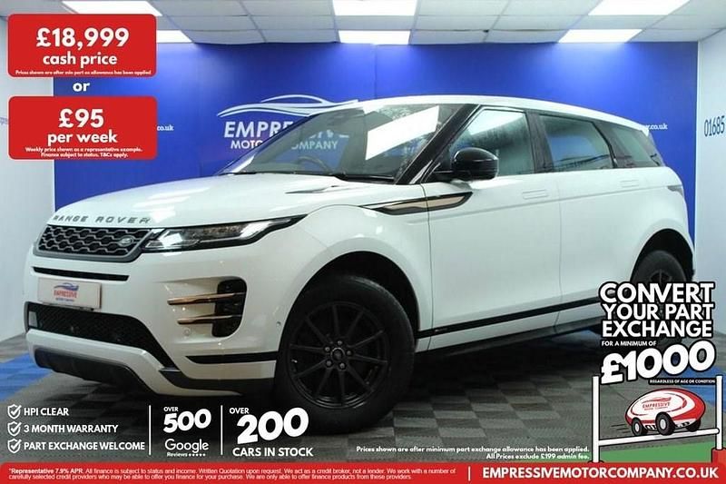 Used Land Rover Range Rover evoque R-Dynamic 163 HP (119 kW) 2021 White SUV
