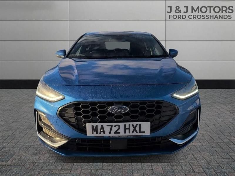 Used Ford Focus ST-Line 125 HP (91 kW) 2022 Blue Hatchback