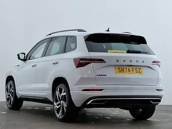 Used Skoda Karoq SportLine 150 HP (110 kW) 2024 White SUV