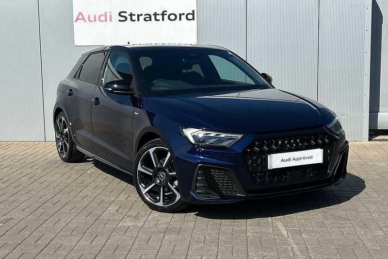 Navarra blue, metallic Used 2025 Audi A1 Black Edition Hatchback | £27,950 (Expensive) - Image 1/4