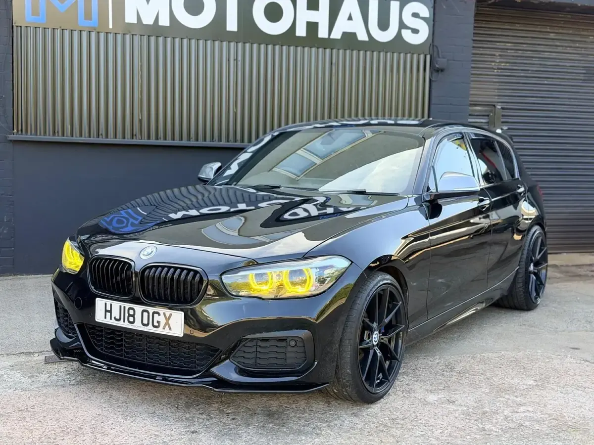 Used BMW M140 M Sport 480 HP (353 kW) 2018 Black Hatchback