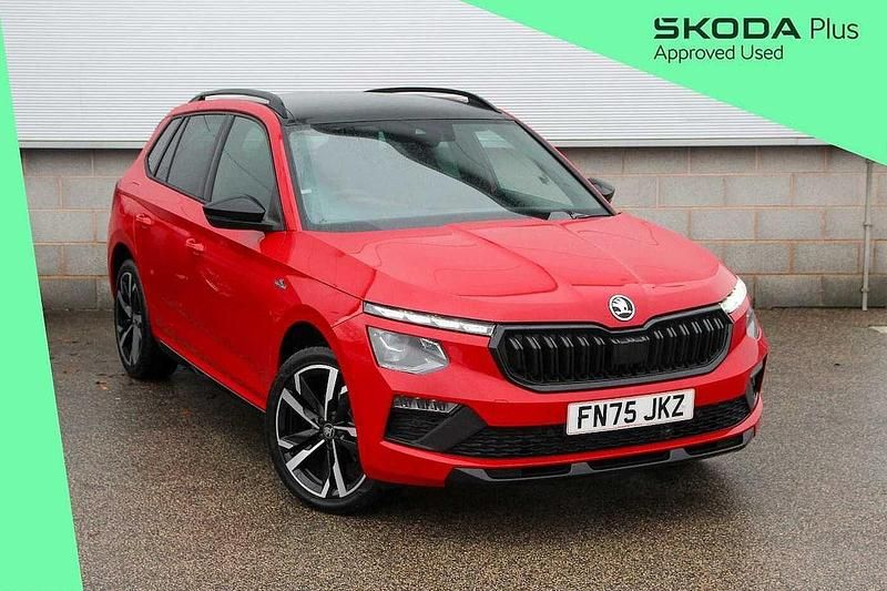 Used Skoda Kamiq Monte Carlo 85 HP (62 kW) 2025 Velvet red metallic SUV