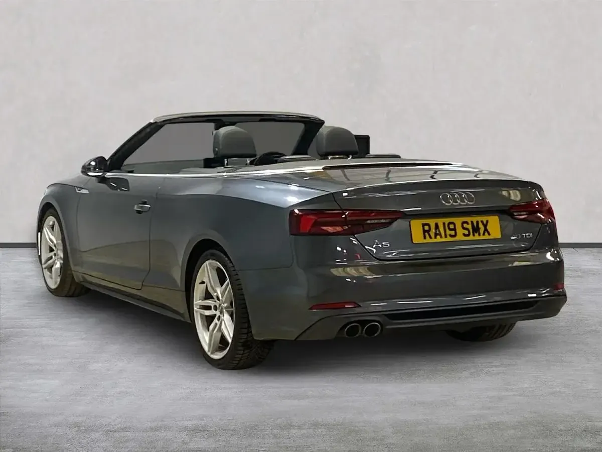 Used Audi A5 Cabriolet S-Line 190 HP (139 kW) 2019 Grey Cabriolet
