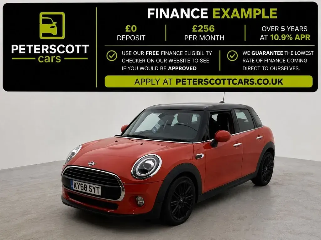 Used Mini Cooper Hatch 136 HP (100 kW) 2018 Orange Hatchback