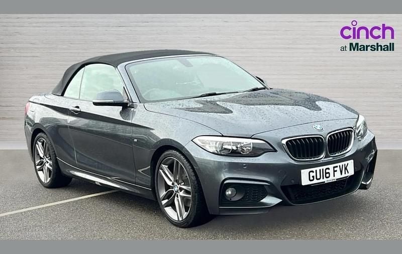 Grey Used 2016 BMW 220 M Sport Cabriolet | £12,880 (Fair price) - Image 1/4