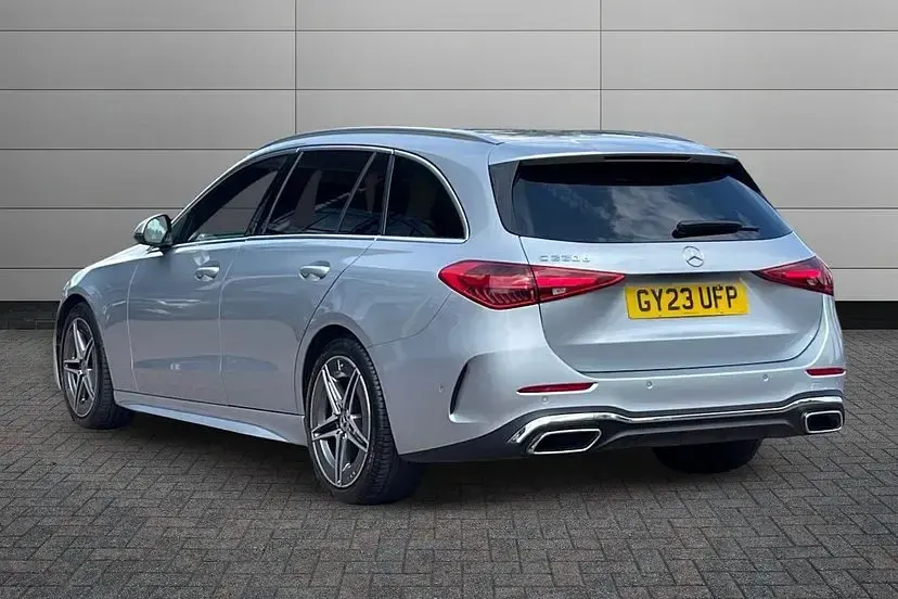 Used Mercedes C220 AMG line 217 HP (159 kW) 2023 Silver Estate