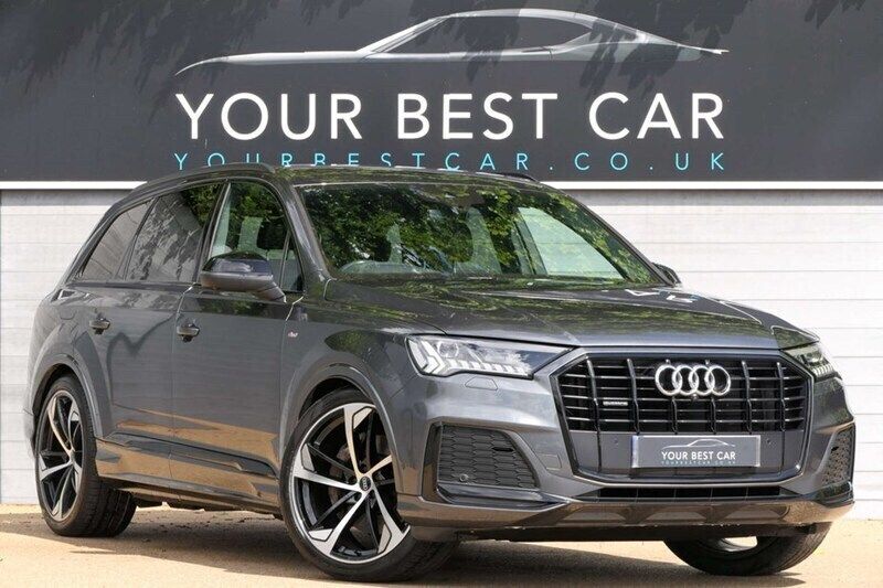 Grey Used 2021 Audi Q7 Black Edition SUV | £38,977 (Good price) - Image 1/1