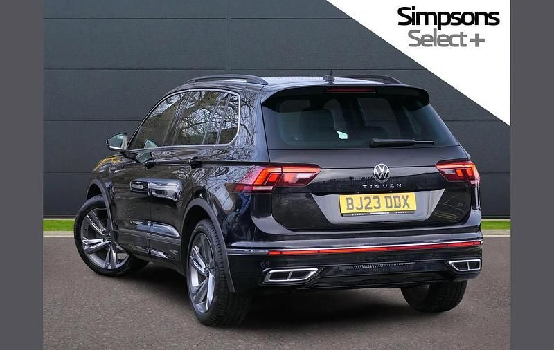 Used VW Tiguan R-line Edition 150 HP (110 kW) 2023 Black SUV