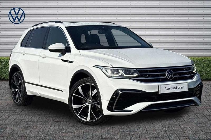 Used VW Tiguan R-line 150 HP (110 kW) 2020 White SUV