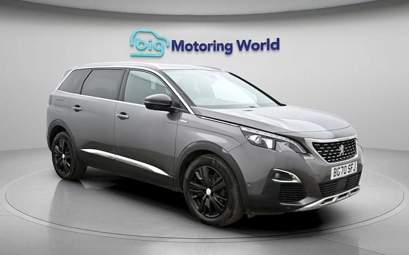 Used Peugeot 5008 GT-line 131 HP (96 kW) 2020 Grey SUV