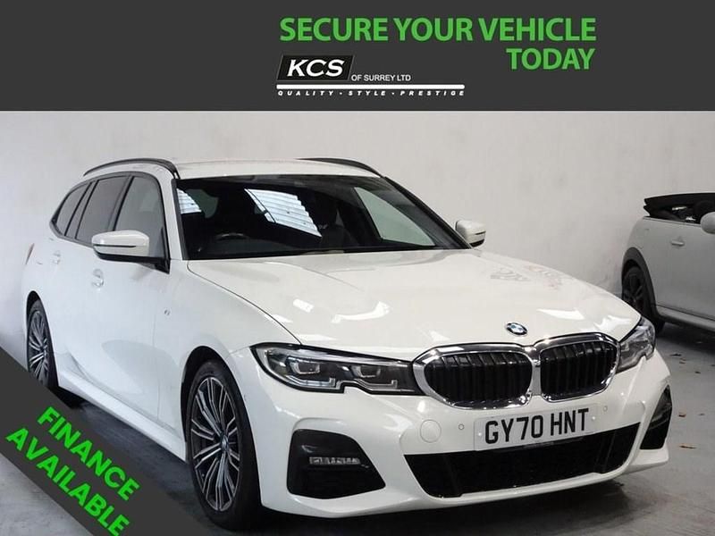 White Used 2020 BMW 320 M Sport Estate | £21,950 (Fair price) - Image 1/4