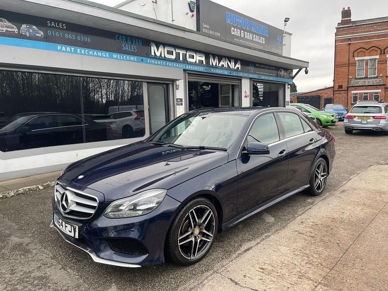 Used Mercedes E220 AMG line 2014 Blue Sedan