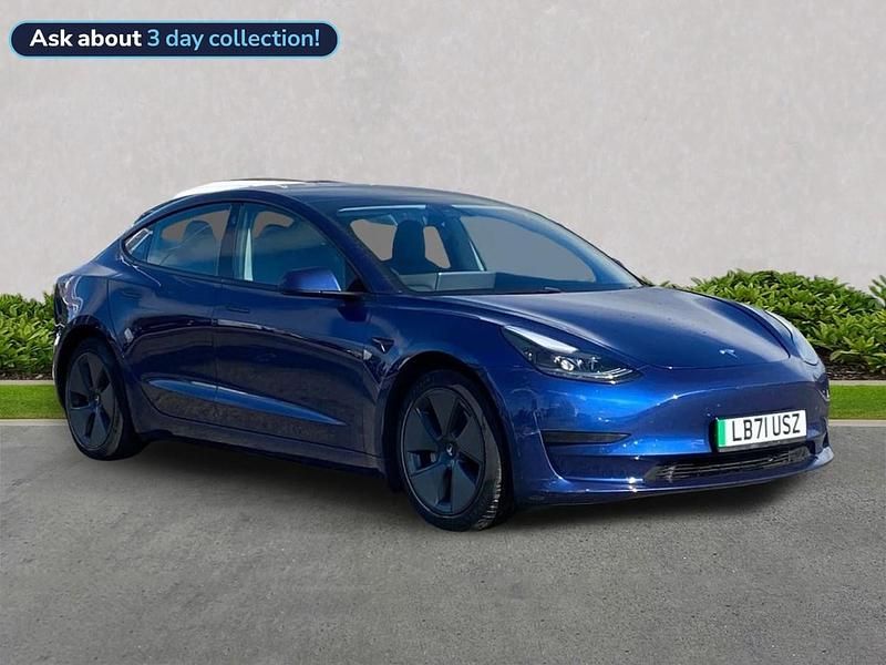 Blue Used 2021 Tesla Model 3 Standard Range Sedan | £19,480 (Fair price) - Image 1/4
