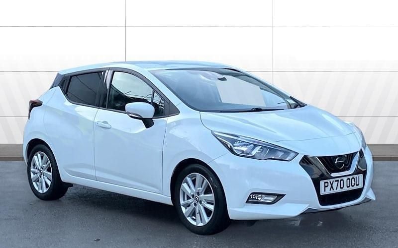 White Used 2020 Nissan Micra Acenta Hatchback | £10,732 (Fair price) - Image 1/4