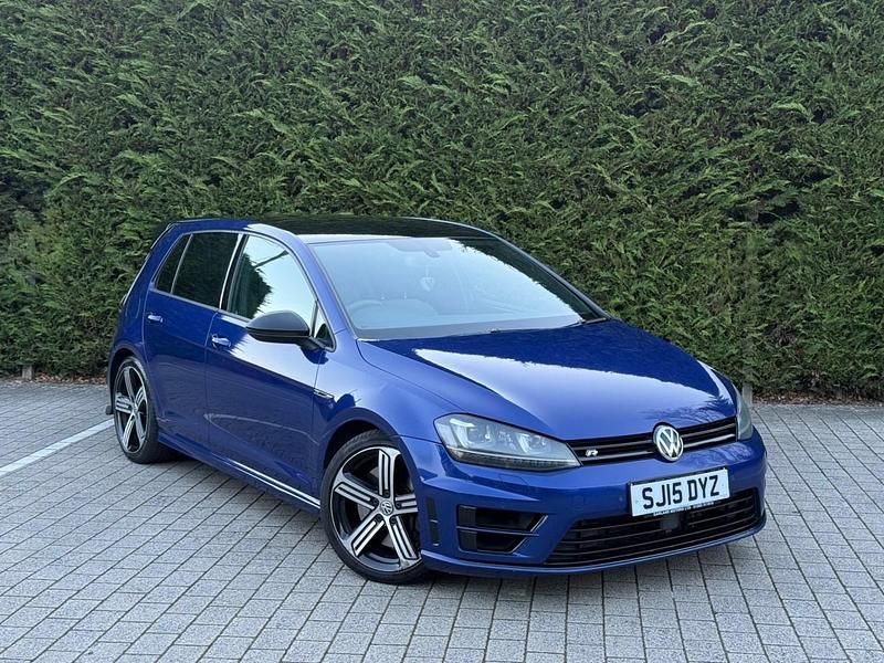 Used VW Golf VII R 2015 Blue Hatchback