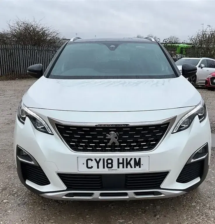 Used Peugeot 3008 GT-line 130 HP (95 kW) 2018 White SUV