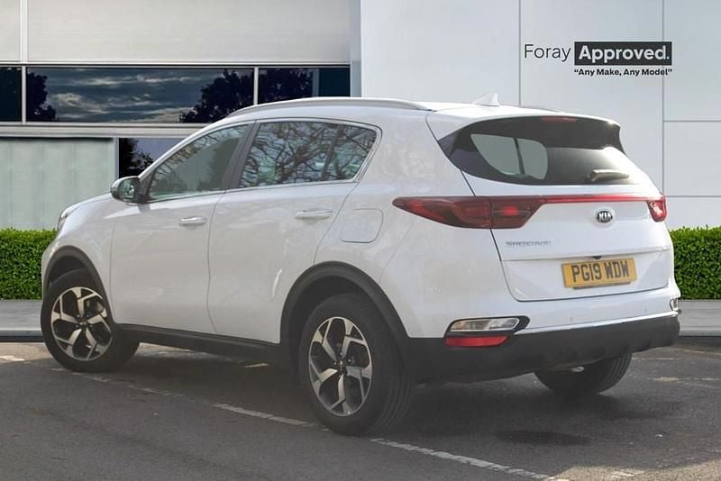 Used Kia Sportage 136 HP (100 kW) 2019 White SUV