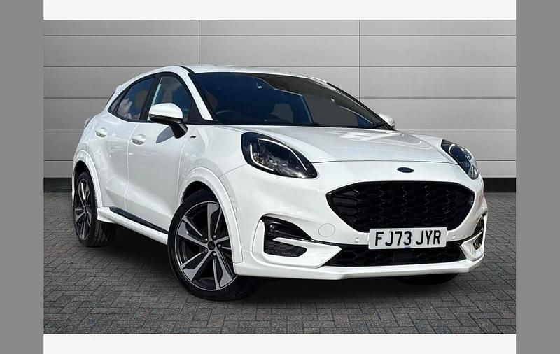 White Used 2023 Ford Puma Gen-E ST-Line X SUV | £18,999 (Fair price) - Image 1/4