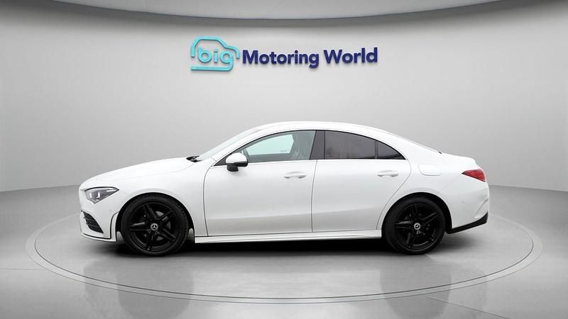 Used Mercedes CLA180 AMG line 136 HP (100 kW) 2021 White Sedan