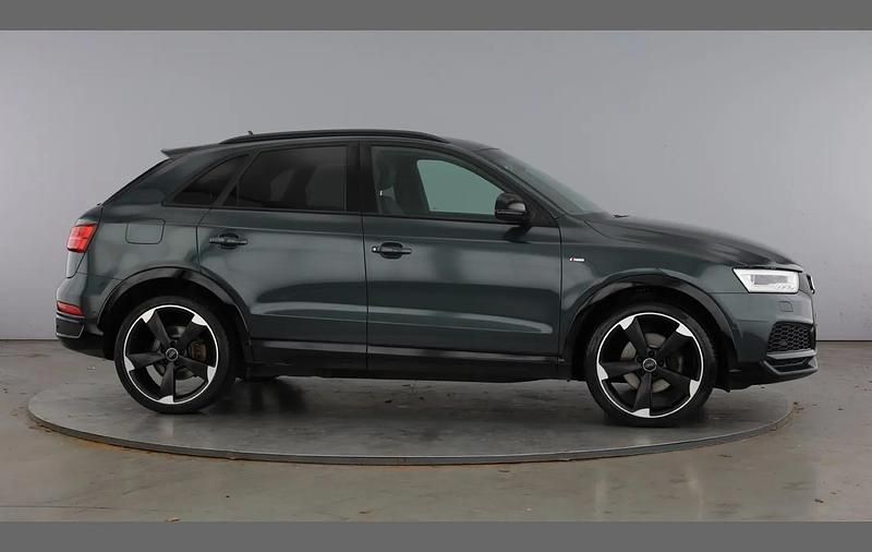 Used Audi Q3 Black Edition 184 HP (135 kW) 2017 Green SUV