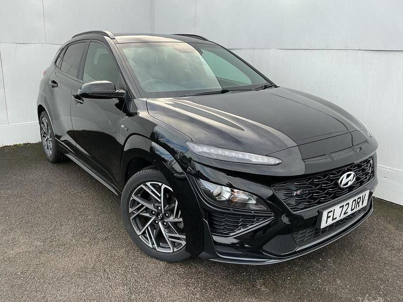 Black Used 2022 Hyundai Kona N Line SUV | £13,890 (Fair price) - Image 1/4