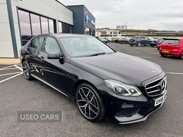 Begagnad Mercedes E220 AMG 2016 Svart Sedan