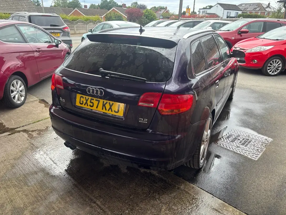 Used Audi A3 S-Line 250 HP (183 kW) 2007 Mauve purple Hatchback