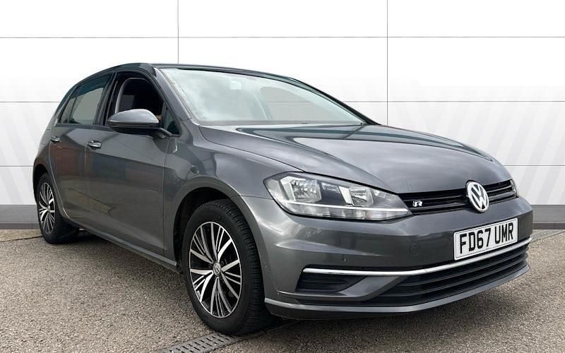 Used VW Golf VII SE 125 HP (91 kW) 2017 Grey Hatchback