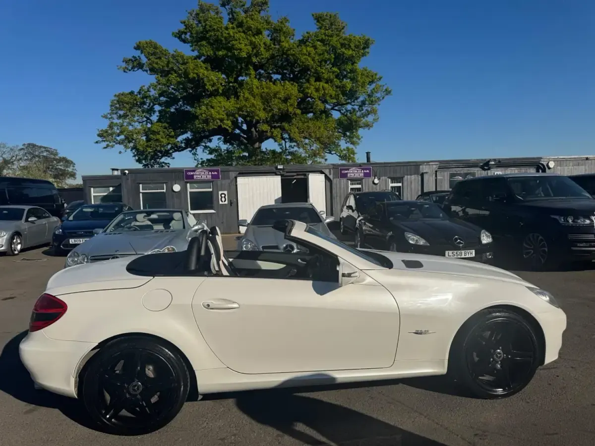 Usado Mercedes SLK200 2009 Branco Cabrios